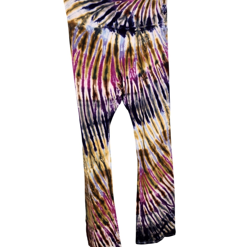 NWOT Royal Apparel Made in USA Handmade Tie-Dye Yoga Pants Size Large